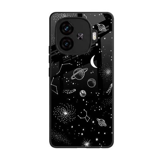 Cosmic Dreams back phone cover | glass case for iqoo neo 10r 5g