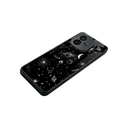 Cosmic Dreams stylish phone case for iqoo neo 10r 5g | glossy glass and slim fit