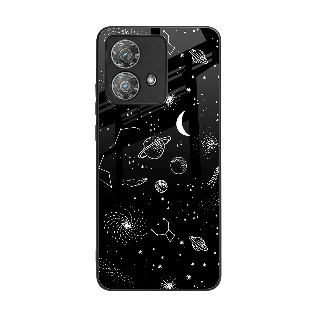 Cosmic Dreams back phone cover | glass case for motorola edge 40 neo 5g