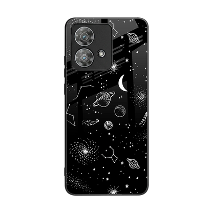 Cosmic Dreams back phone cover | glass case for motorola edge 40 neo 5g