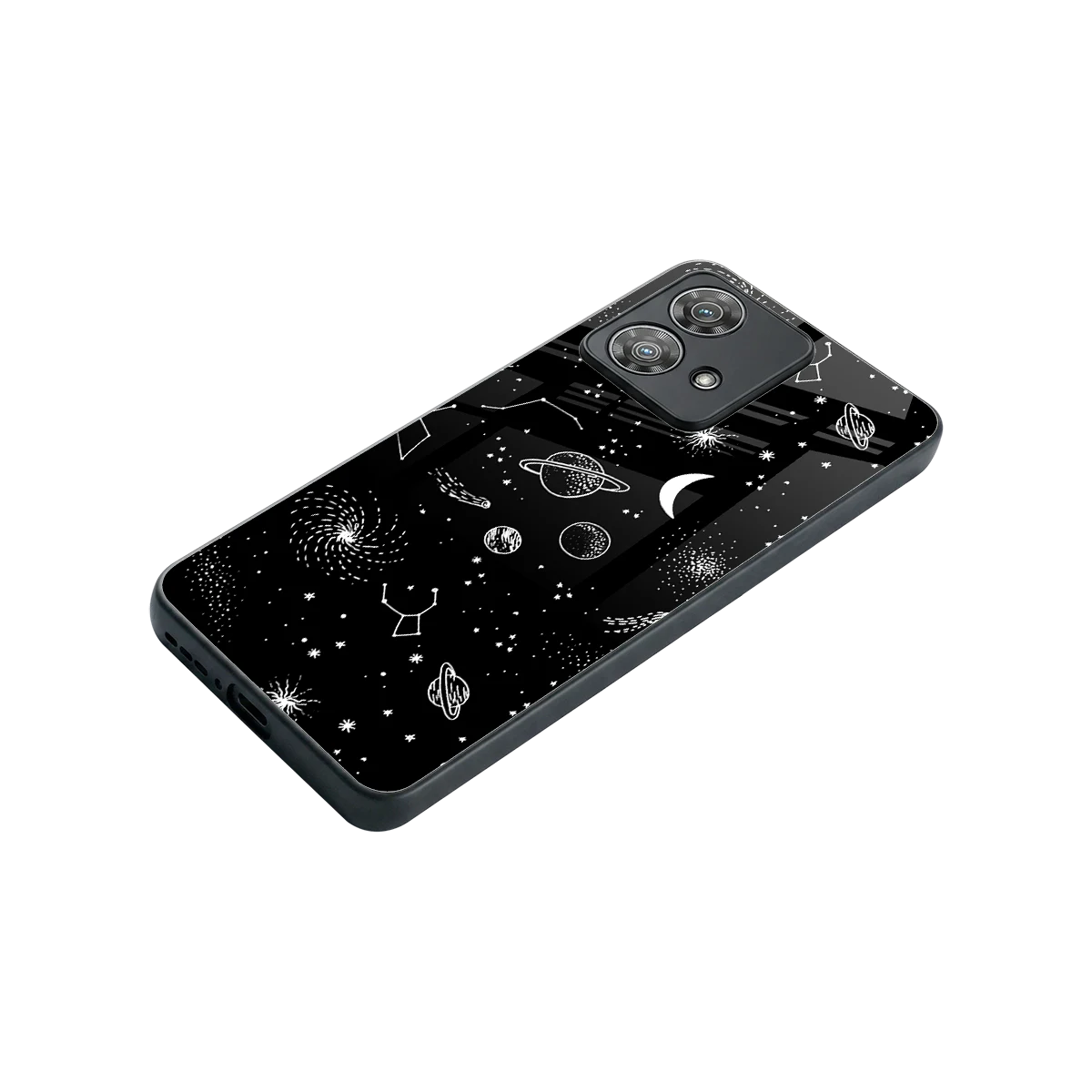 Cosmic Dreams stylish phone case for motorola edge 40 neo 5g | glossy glass and slim fit