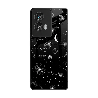 Cosmic Dreams back phone cover | glass case for motorola edge 50 fusion