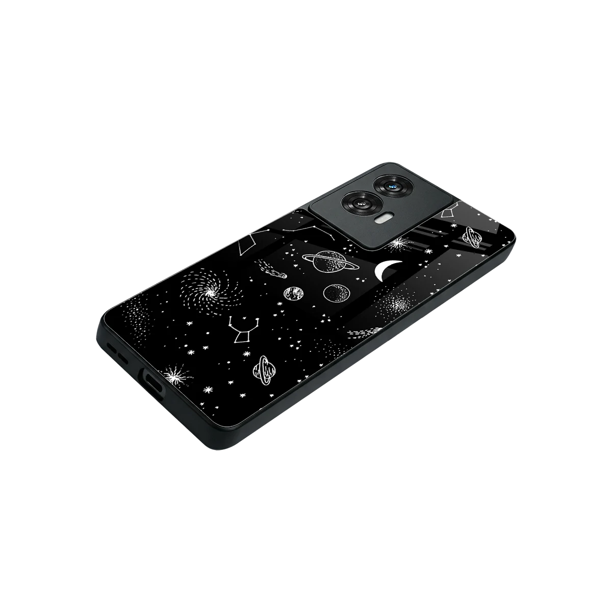 Cosmic Dreams stylish phone case for motorola edge 50 fusion | glossy glass and slim fit