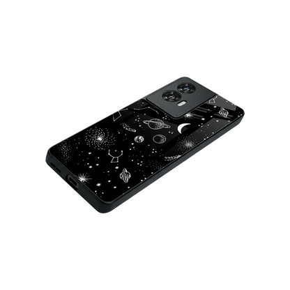 Cosmic Dreams stylish phone case for motorola edge 50 fusion | glossy glass and slim fit