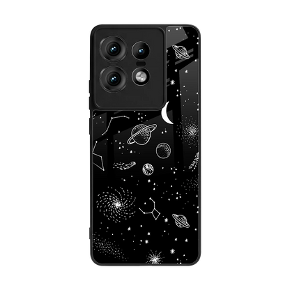 Cosmic Dreams back phone cover | glass case for motorola edge 50 pro