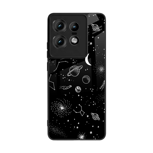 Cosmic Dreams back phone cover | glass case for motorola edge 50 pro
