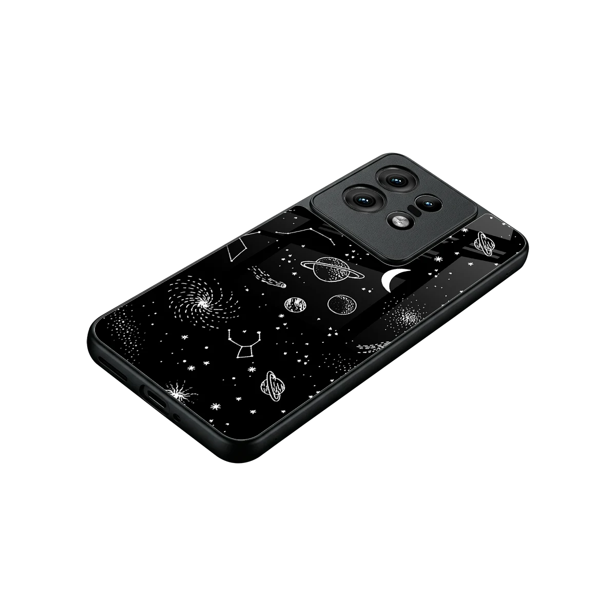 Cosmic Dreams stylish phone case for motorola edge 50 pro | glossy glass and slim fit