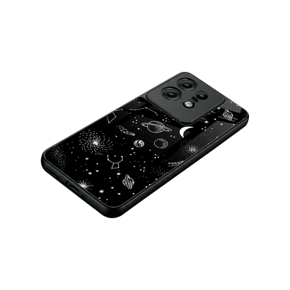 Cosmic Dreams stylish phone case for motorola edge 50 pro | glossy glass and slim fit