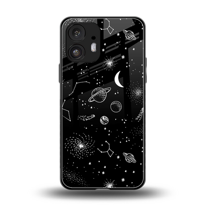 Cosmic Dreams back phone cover | glass case for nothing phone 2