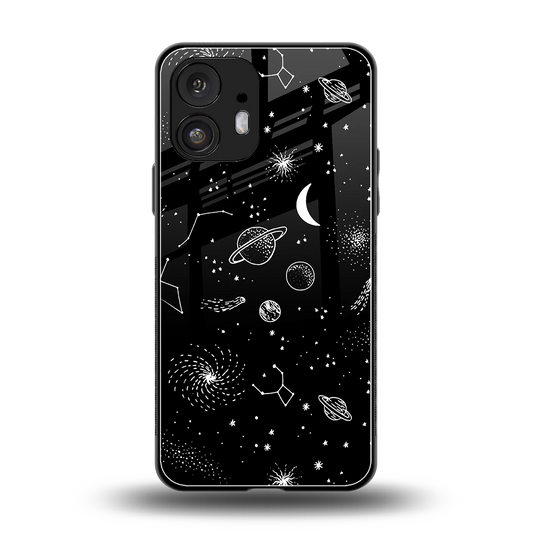 Cosmic Dreams back phone cover | glass case for nothing phone 2