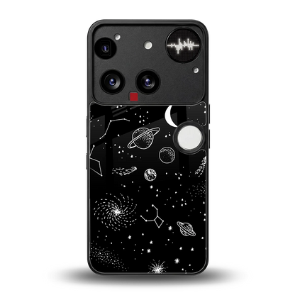 Cosmic Dreams back phone cover | glass case for nothing phone 3