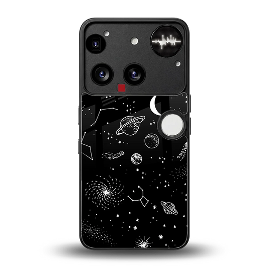 Cosmic Dreams back phone cover | glass case for nothing phone 3