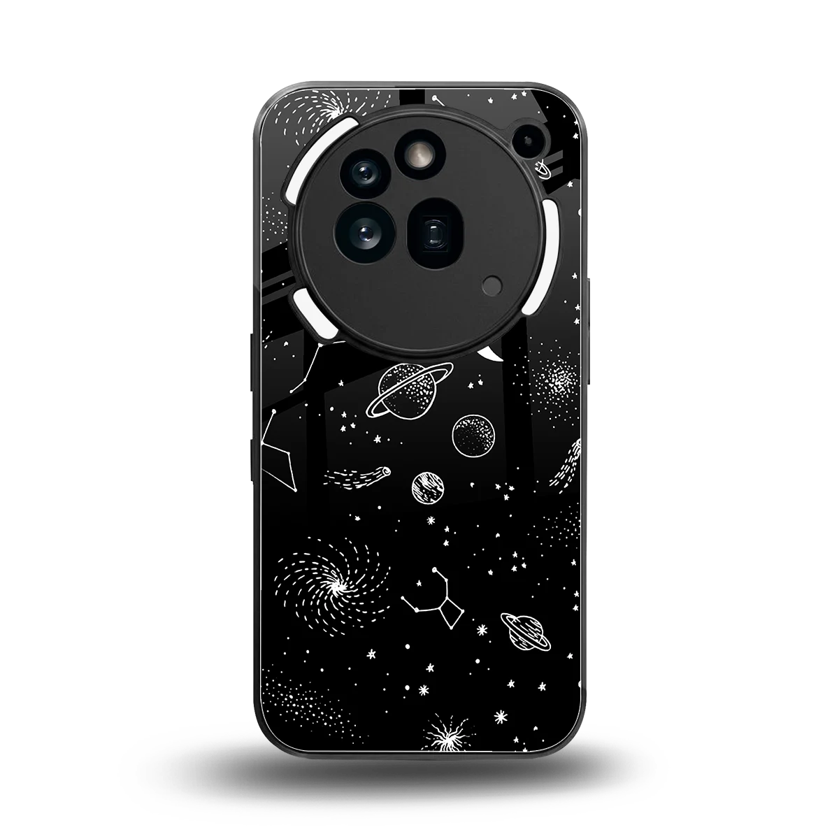 Cosmic Dreams back phone cover | glass case for nothing phone 3a pro