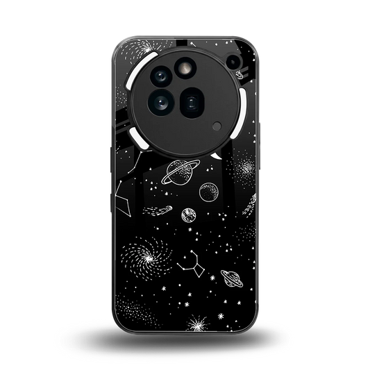 Cosmic Dreams back phone cover | glass case for nothing phone 3a pro