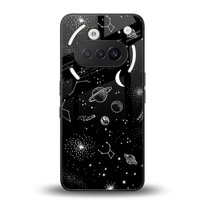 Cosmic Dreams back phone cover | glass case for nothing phone 3a
