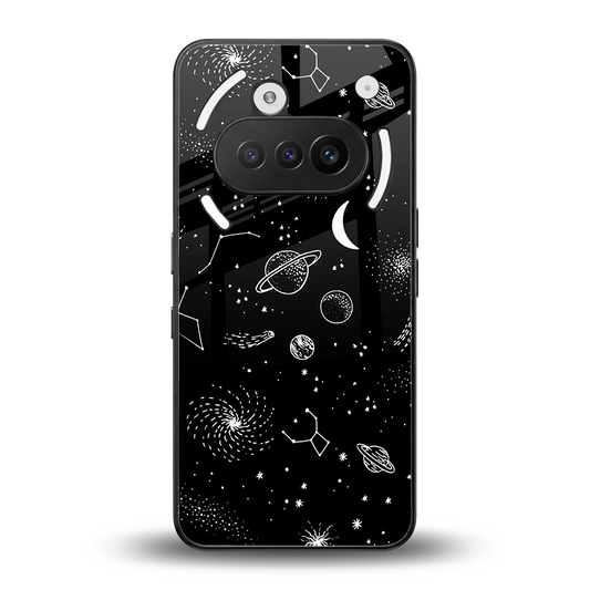 Cosmic Dreams back phone cover | glass case for nothing phone 3a