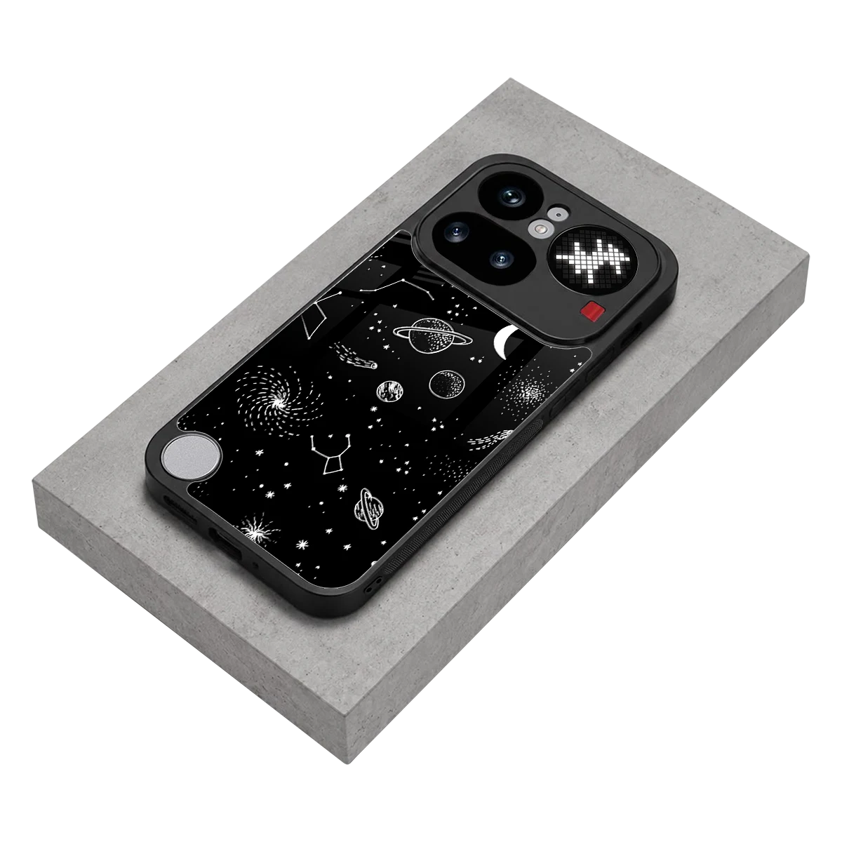 Cosmic Dreams stylish phone case for nothing phone 4a pro | glossy glass and slim fit