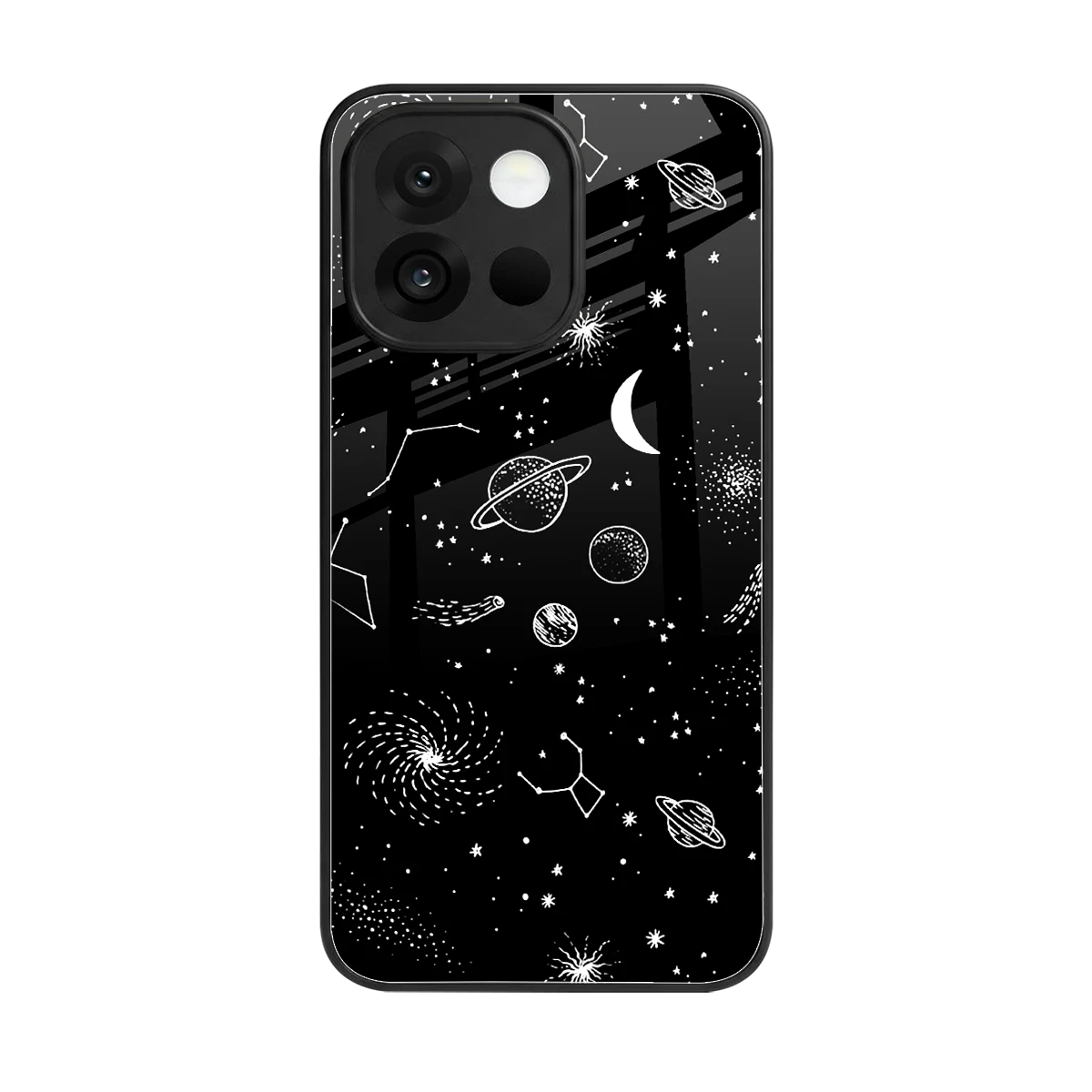 Cosmic Dreams back phone cover | glass case for oneplus 13s