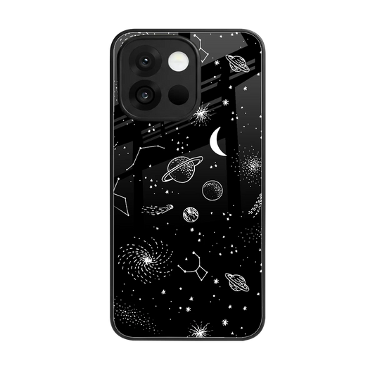 Cosmic Dreams back phone cover | glass case for oneplus 13s