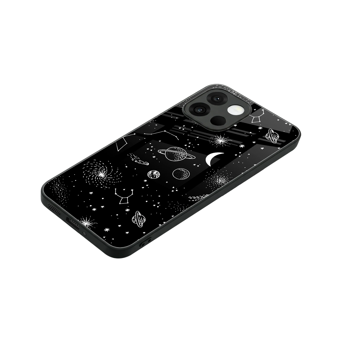 Cosmic Dreams stylish phone case for oneplus 13s | glossy glass and slim fit