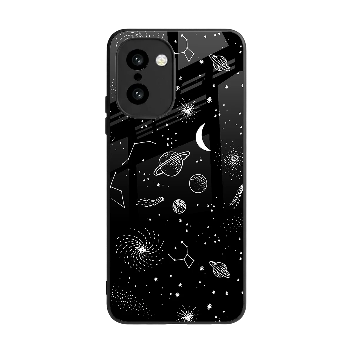 Cosmic Dreams back phone cover | glass case for oneplus 15r
