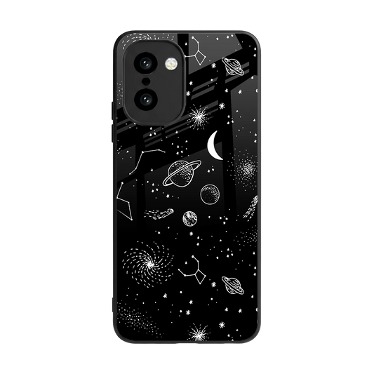 Cosmic Dreams back phone cover | glass case for oneplus 15r
