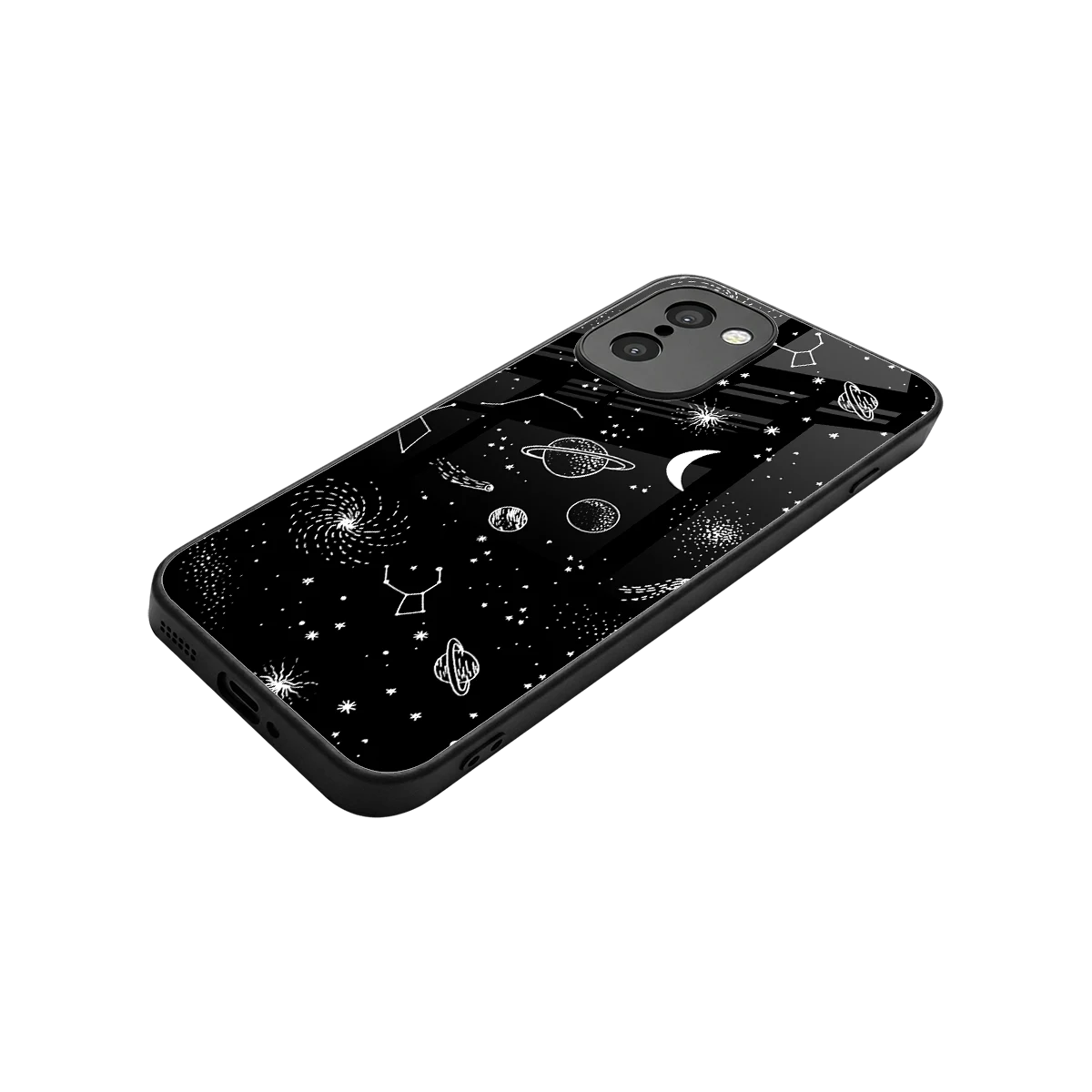Cosmic Dreams stylish phone case for oneplus 15r | glossy glass and slim fit