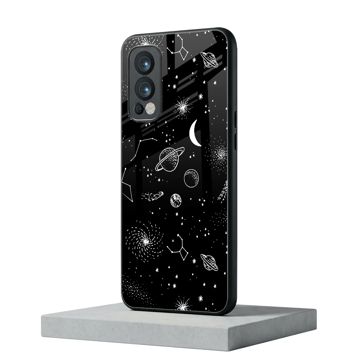Cosmic Dreams oneplus nord 2 mobile cover | shockproof glass phone case