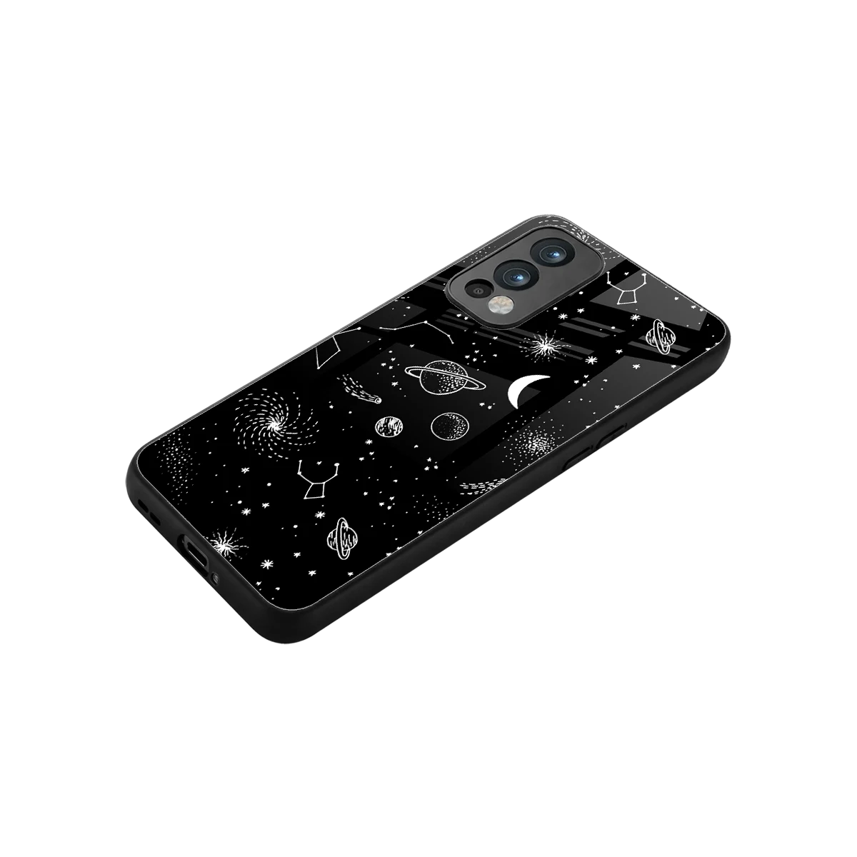 Cosmic Dreams stylish phone case for oneplus nord 2 | glossy glass and slim fit