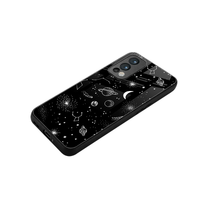 Cosmic Dreams stylish phone case for oneplus nord 2 | glossy glass and slim fit