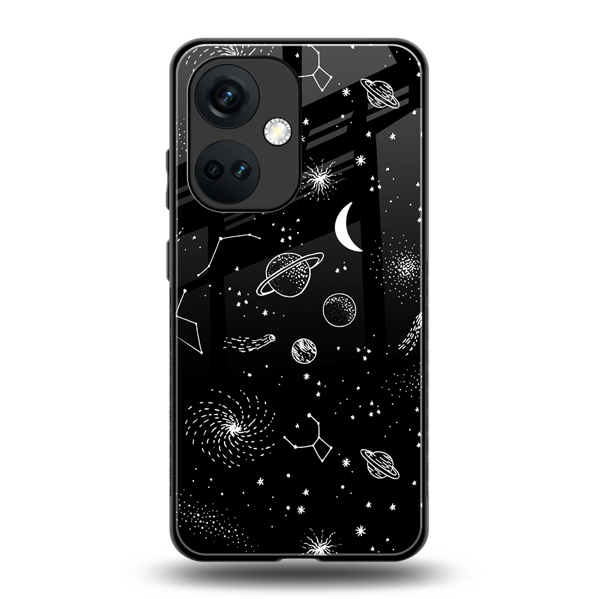 Cosmic Dreams back phone cover | glass case for oneplus nord ce 3