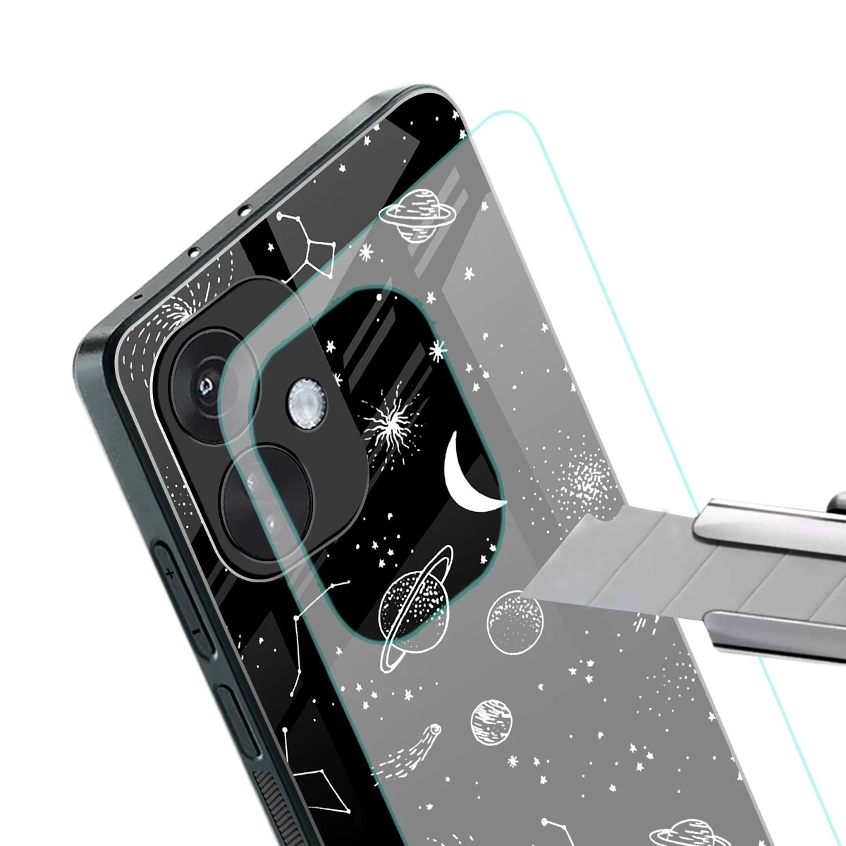 Cosmic Dreams stylish phone case for oneplus nord ce 3 | glossy glass and slim fit