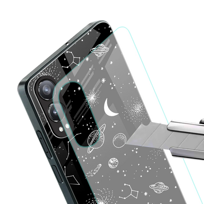 Cosmic Dreams stylish phone case for oneplus nord ce 4 lite | glossy glass and slim fit