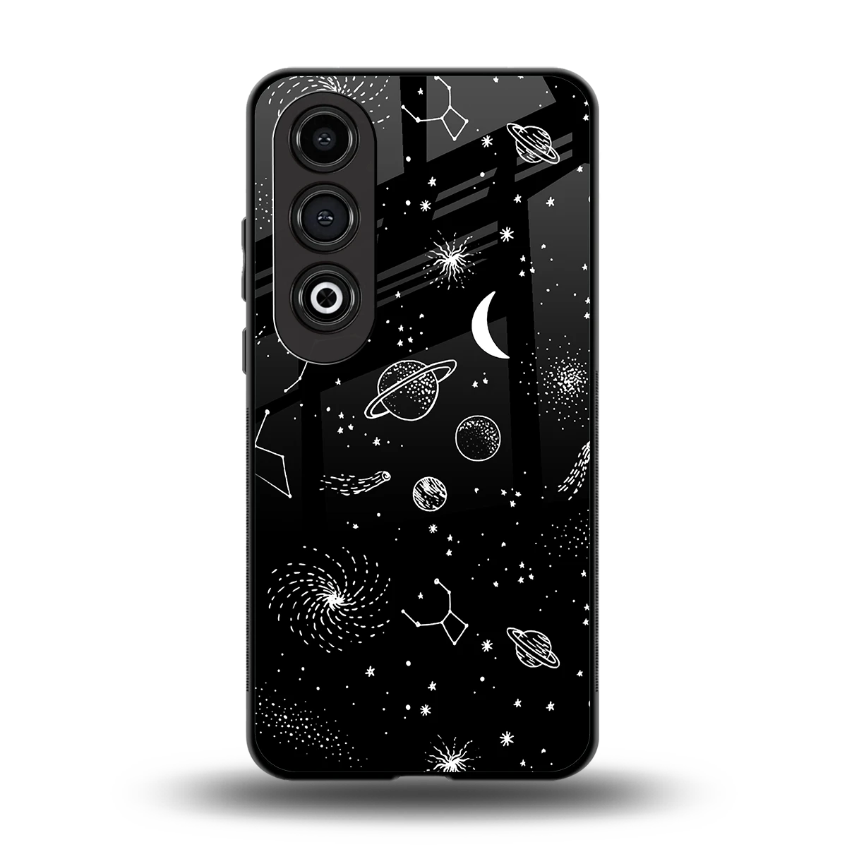Cosmic Dreams back phone cover | glass case for oneplus nord ce 4