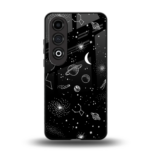 Cosmic Dreams back phone cover | glass case for oneplus nord ce 4