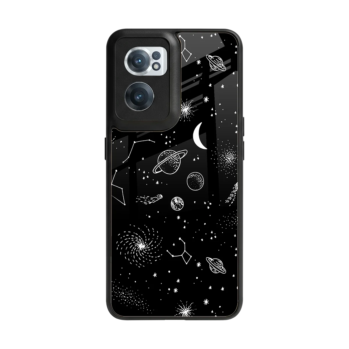 Cosmic Dreams back phone cover | glass case for oneplus nord ce 2