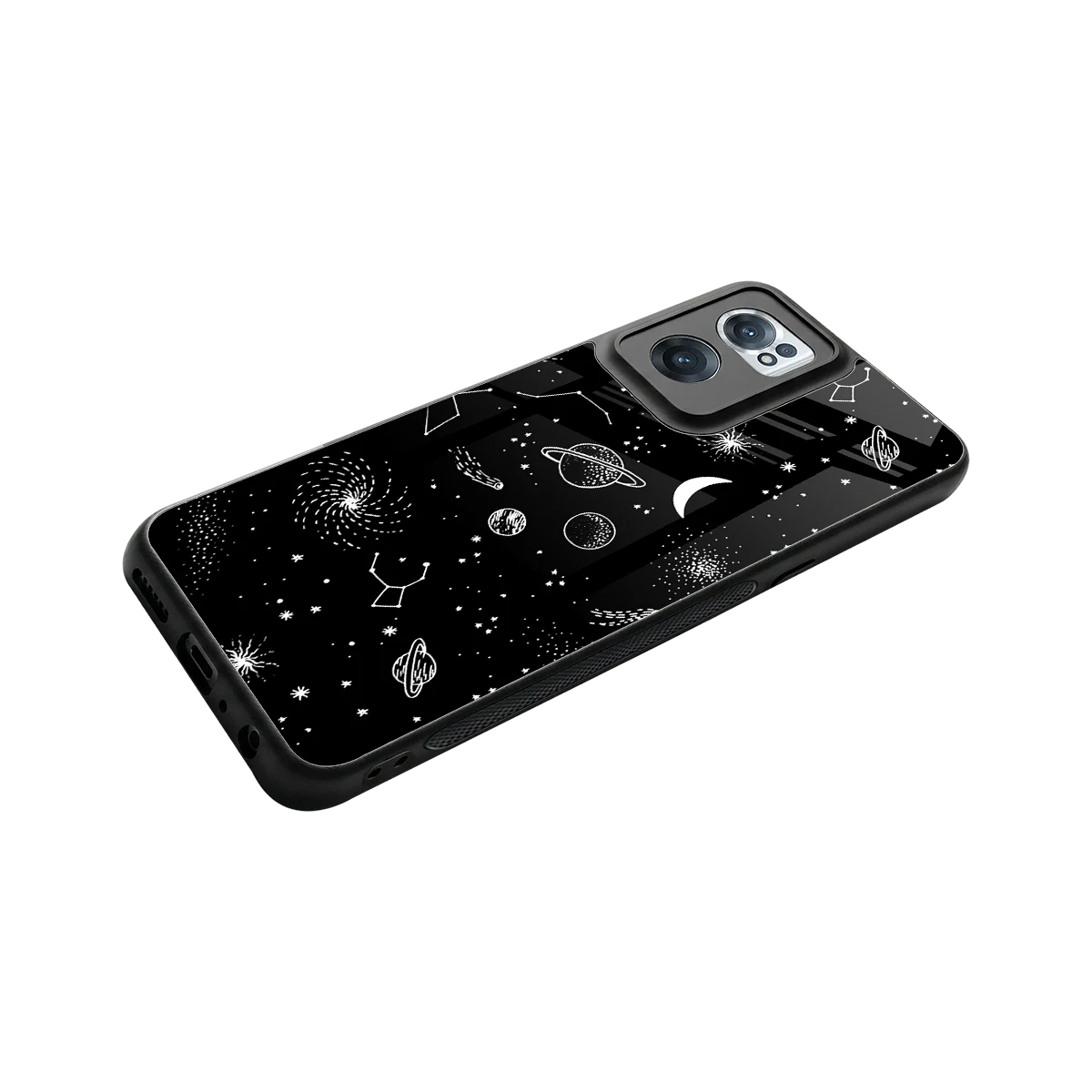 Cosmic Dreams stylish phone case for oneplus nord ce 2 | glossy glass and slim fit