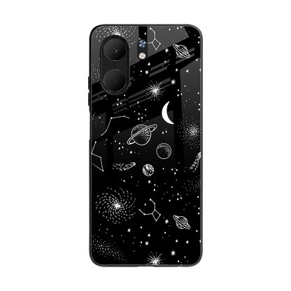 Cosmic Dreams back phone cover | glass case for oppo a5x 5g