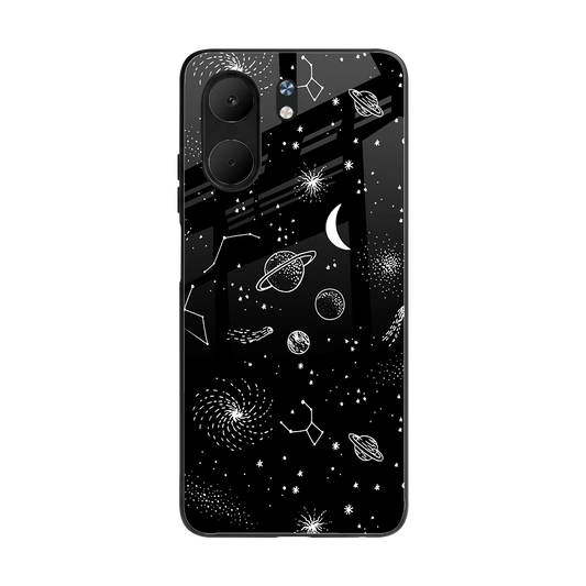 Cosmic Dreams back phone cover | glass case for oppo a5x 5g
