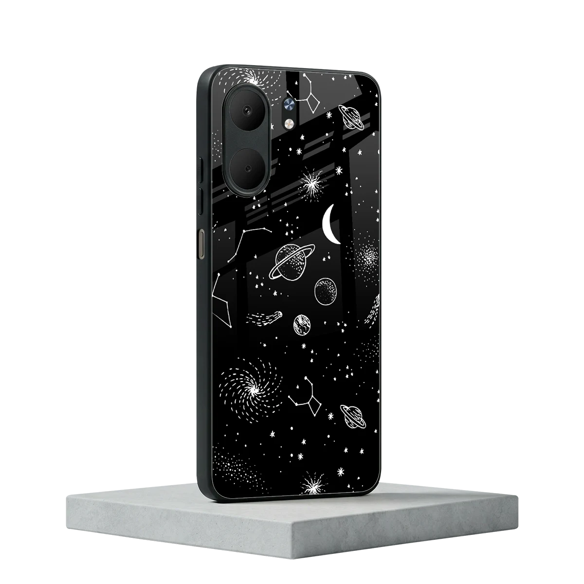 Cosmic Dreams oppo a5x 5g mobile cover | shockproof glass phone case