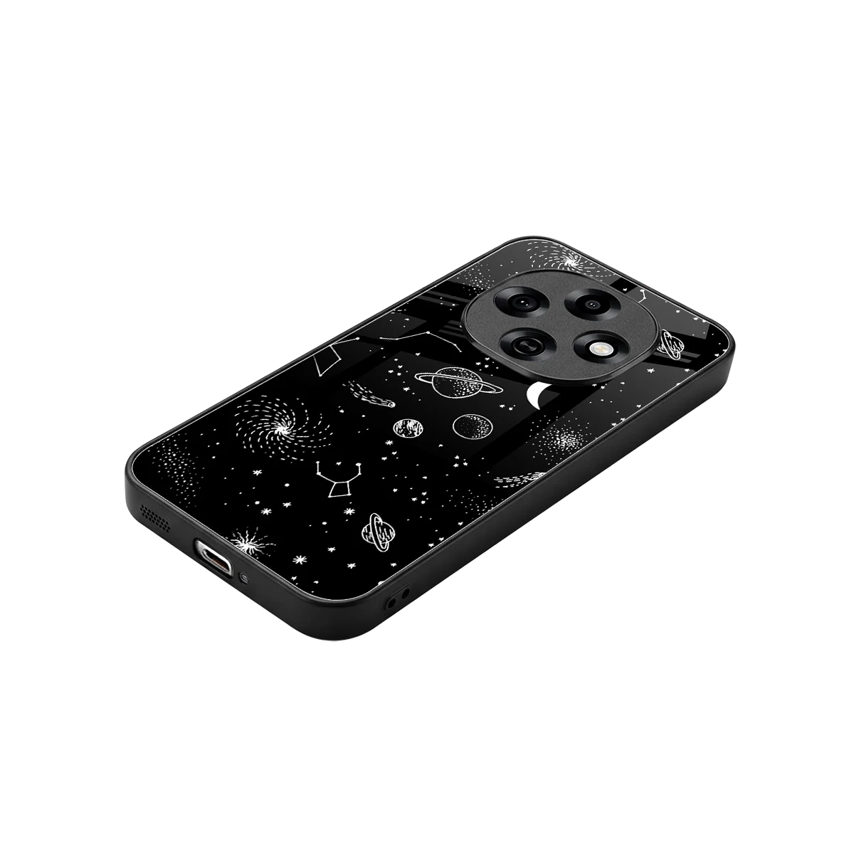Cosmic Dreams stylish phone case for oppo f31 pro 5g | glossy glass and slim fit