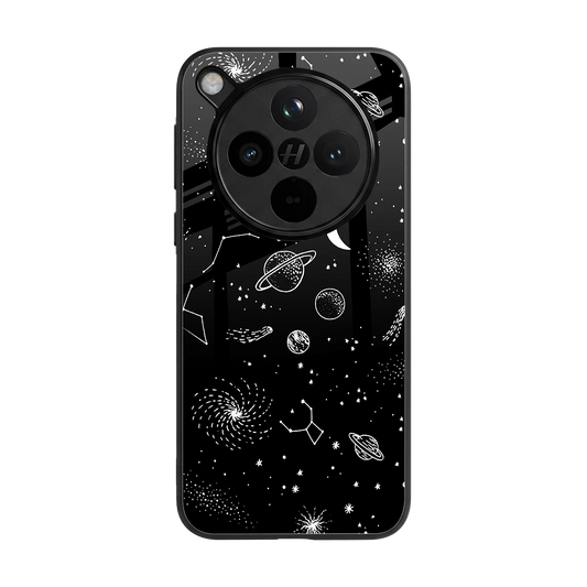 Cosmic Dreams back phone cover | glass case for oppo find x8