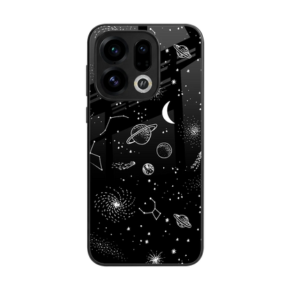 Cosmic Dreams back phone cover | glass case for oppo find x9