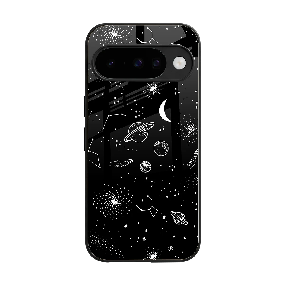 Cosmic Dreams back phone cover | glass case for google pixel 10