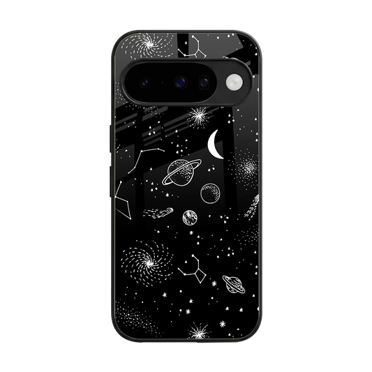 Cosmic Dreams back phone cover | glass case for google pixel 10