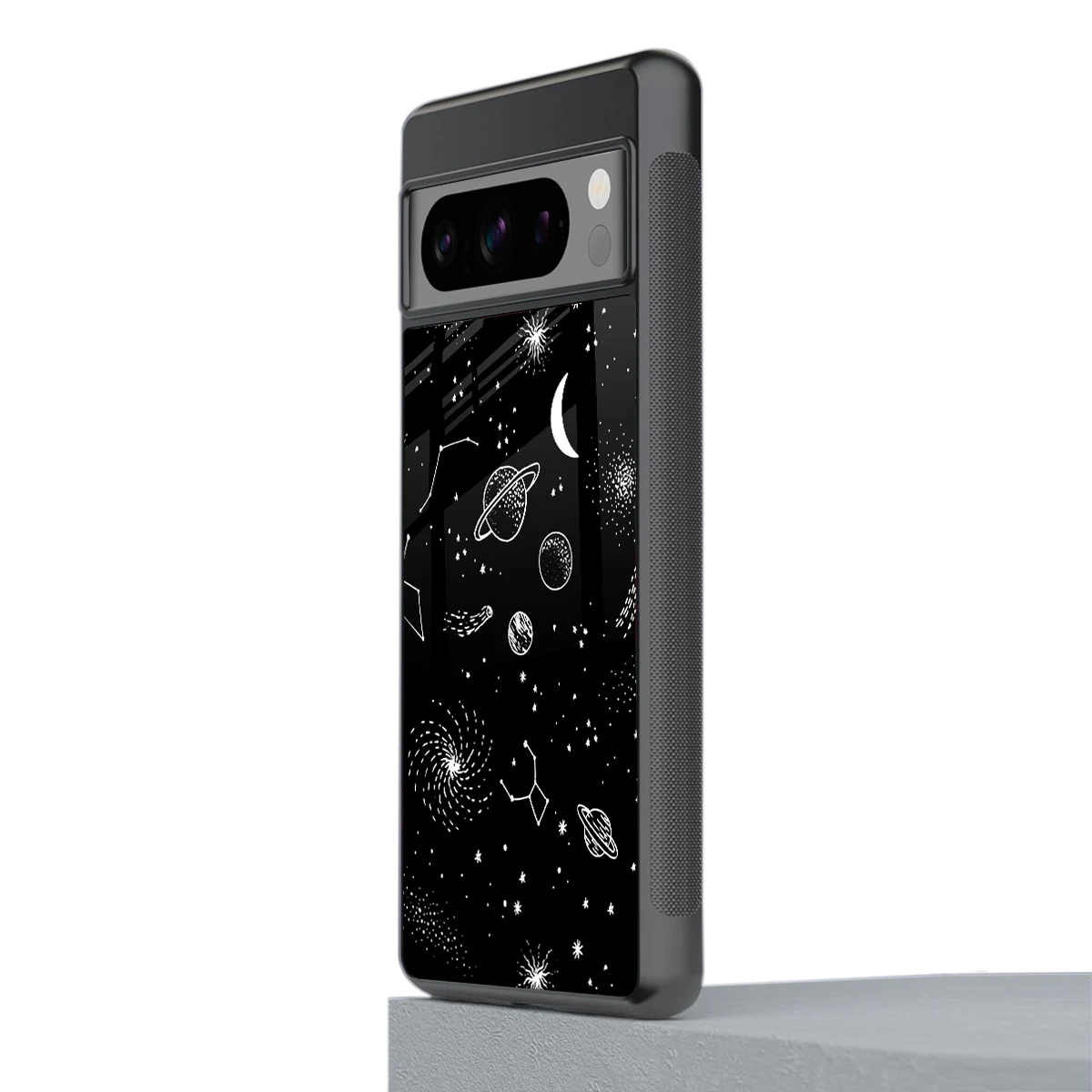 Cosmic Dreams stylish phone case for google pixel 8 pro | glossy glass and slim fit