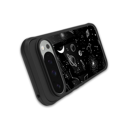 Cosmic Dreams stylish phone case for google pixel 9 pro xl | glossy glass and slim fit