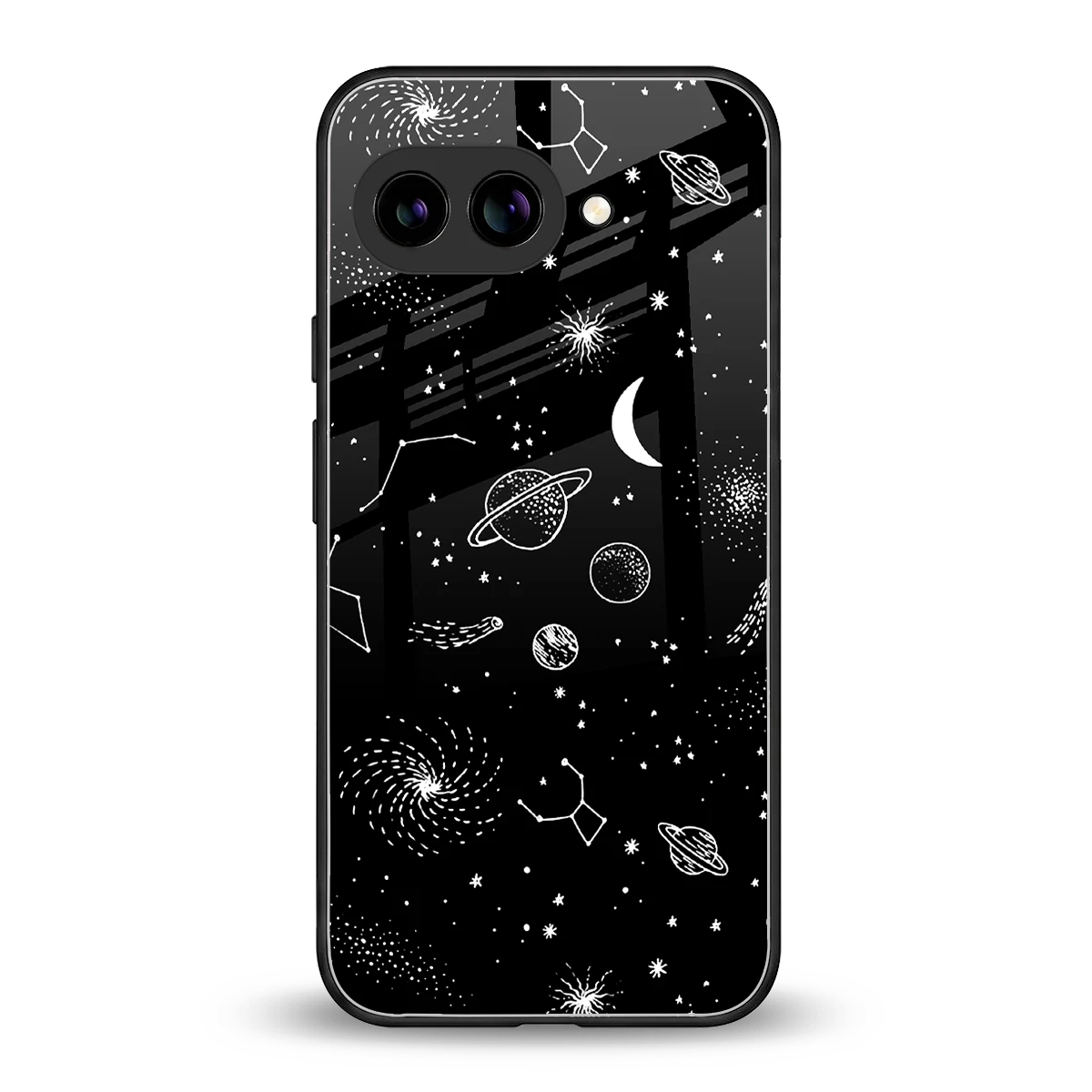 Cosmic Dreams back phone cover | glass case for google pixel 10a