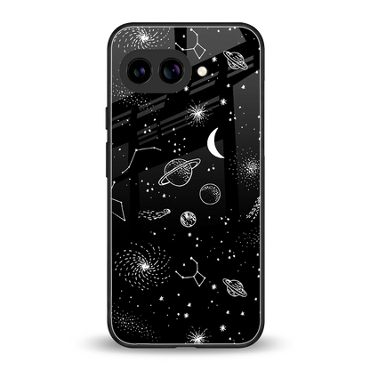 Cosmic Dreams back phone cover | glass case for google pixel 10a