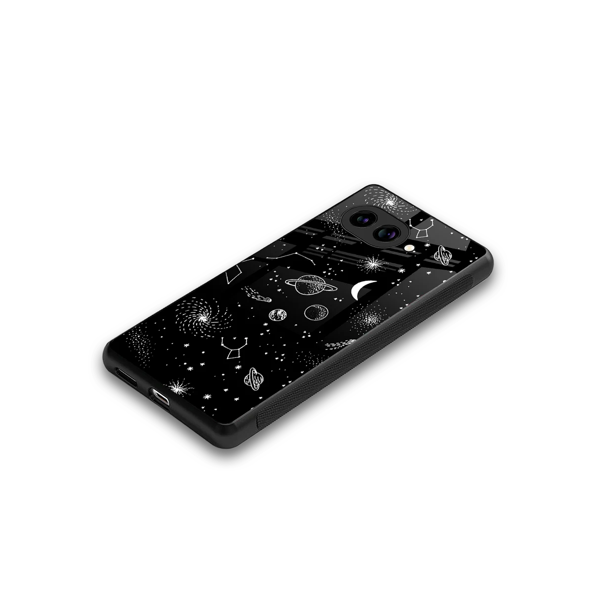 Cosmic Dreams stylish phone case for google pixel 10a | glossy glass and slim fit
